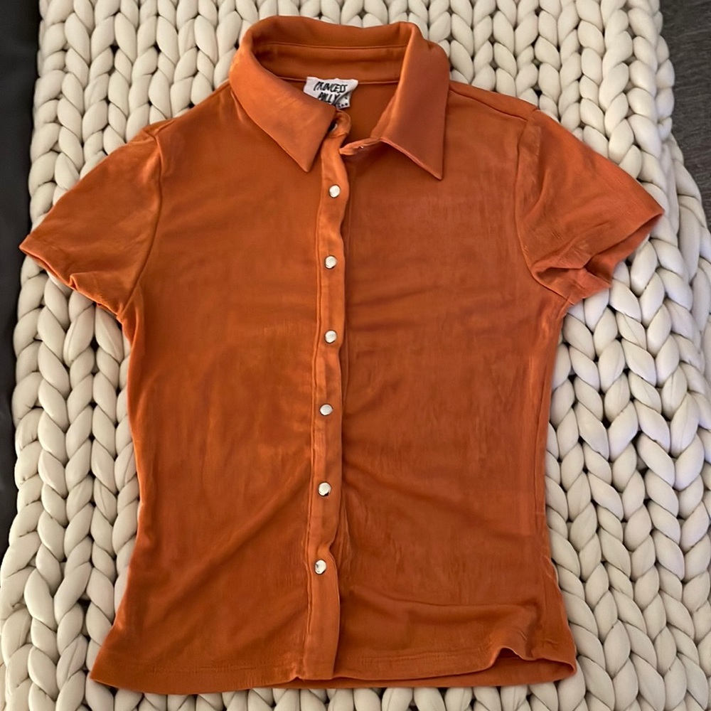Princess Polly Harvey Top Orange